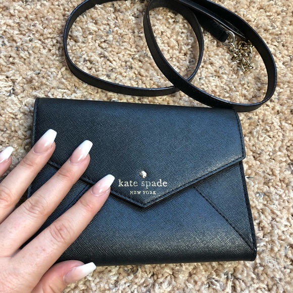 Kate Spade Black Crossbody/Clutch - Picture 6 of 6